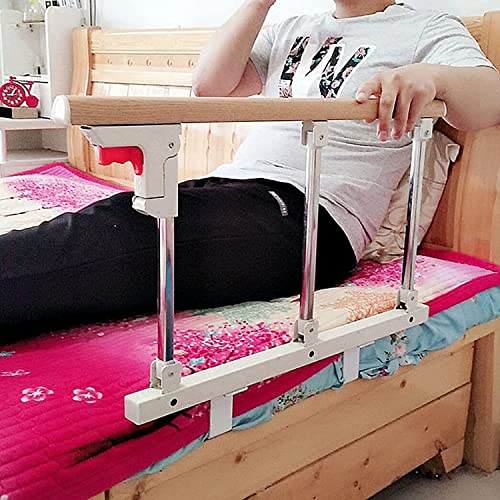 Ayudas para la movilidad en la cama con barandilla de seguridad abatible para ancianos 4