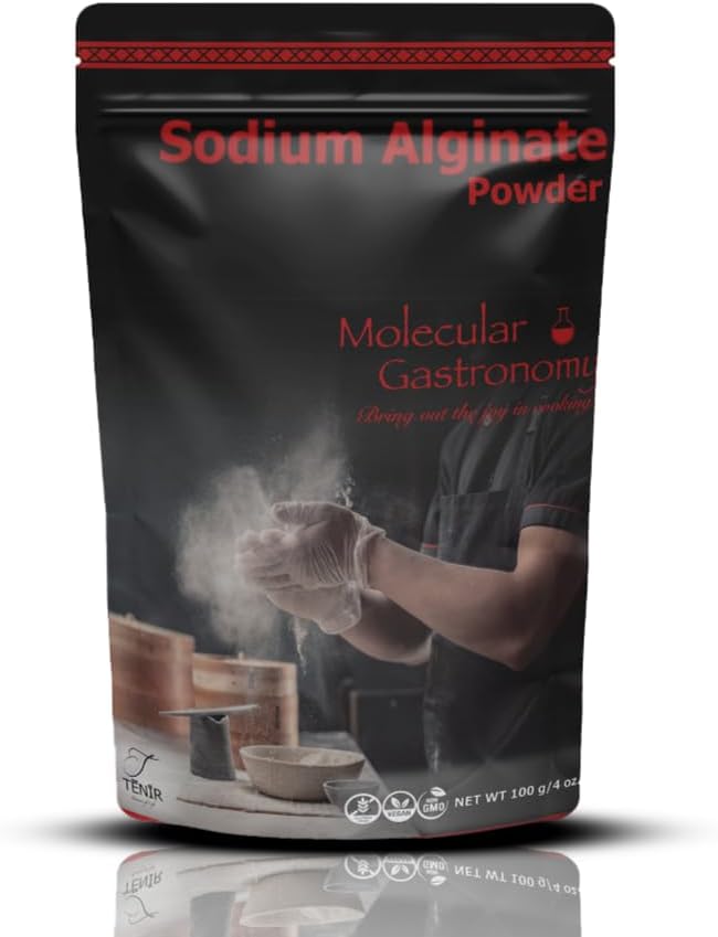 Sodium Alginate NonGMO, Vegan, 100 Food Grade Powder