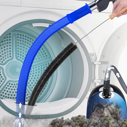 PetOde 2 Pieces Dryer Vent Cleaner Kit - Upgraded Vacuum