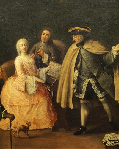Toile Peinture Murale de Haute Qualité 60x90cm - L'Art de Pietro Longhi chez Vous