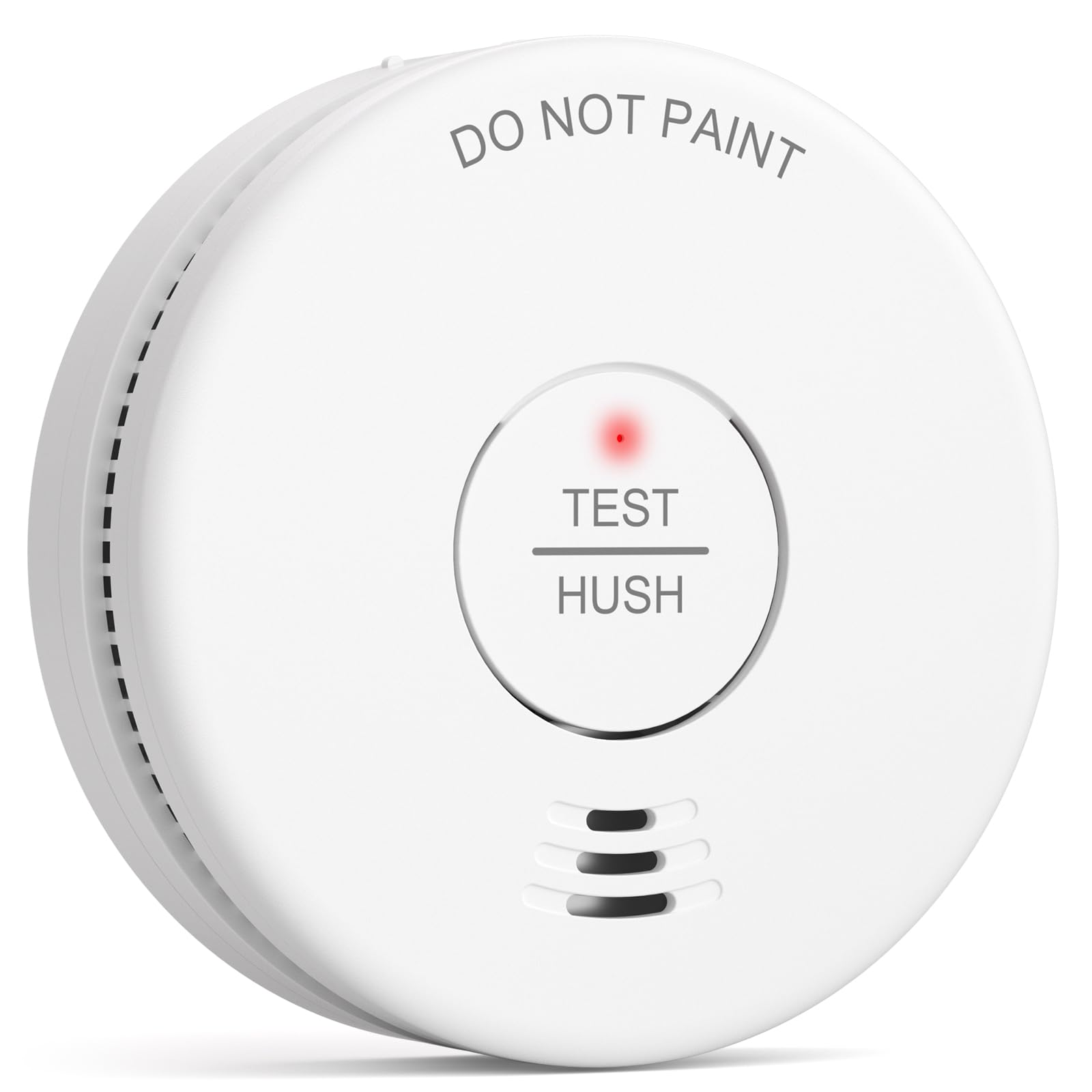 Ghazor White Smoke Alarms For Home, 5-Year Battery Smoke Alarms With Test/Silence Button, Smoke Detector Battery Operated, Conforms To En 14604 Standard