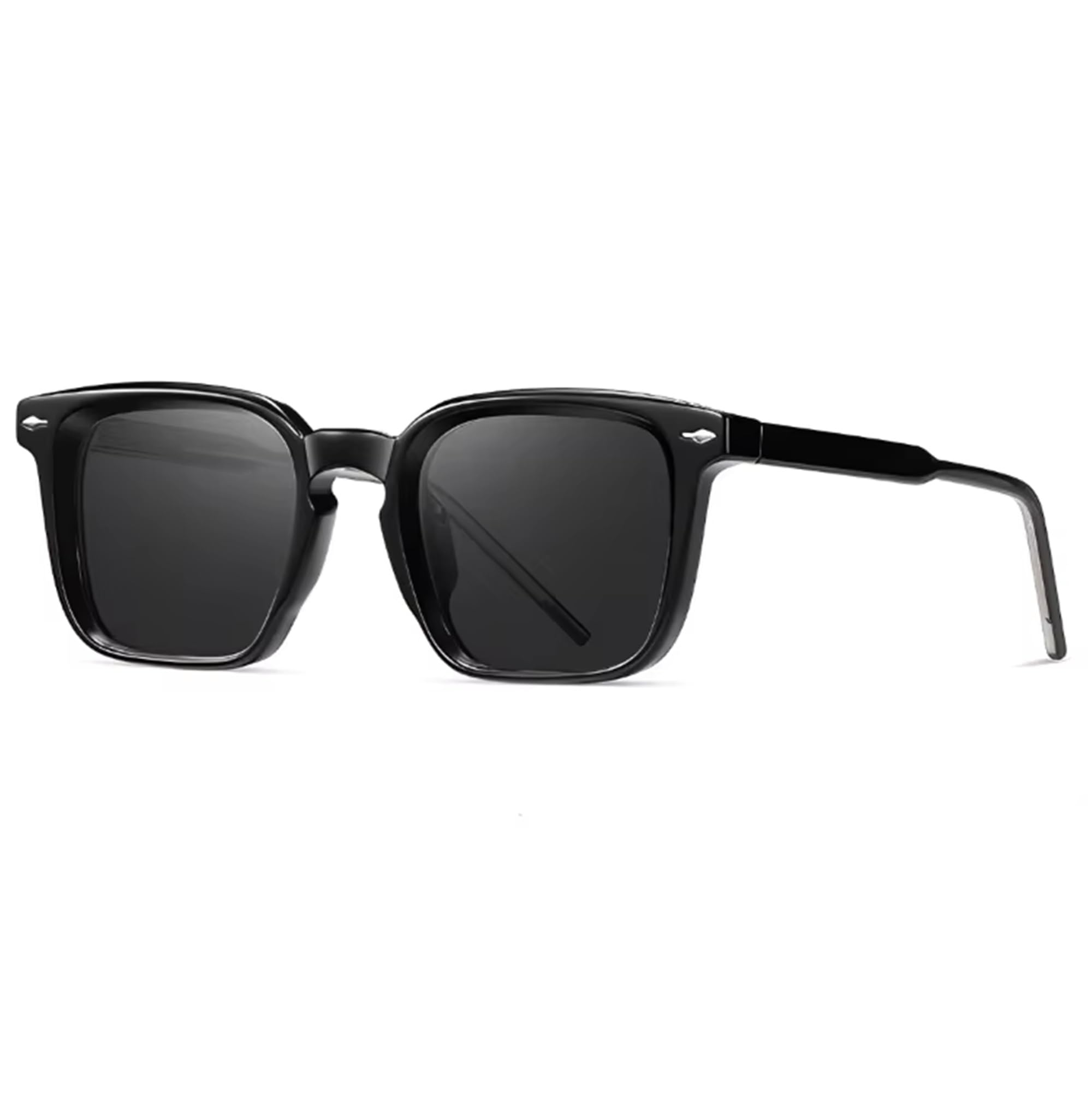 augen Polarized Square Sunglasses for Men | Stylish UV Protection Eyewear with Anti-Slip Temple & 5-Barrel Hinge | Premium Frame for Outdoor, Travel, Driving (M241)-picture-11