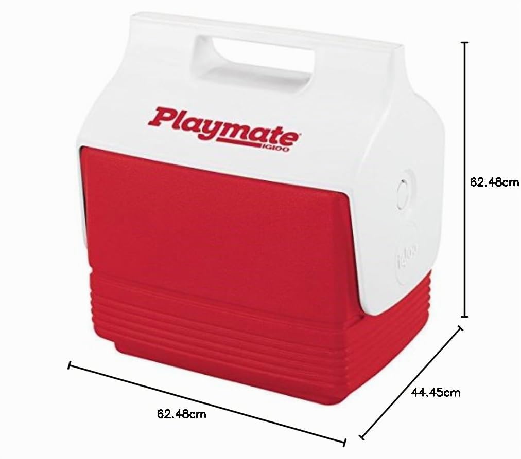 IGLOO Mini Playmate Kühler, 4 Qt, Rot/Weiß