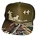 THATSRAD Dog & Hunter Camouflage Camo Mesh Trucker Hat Cap (Olive Camo)
