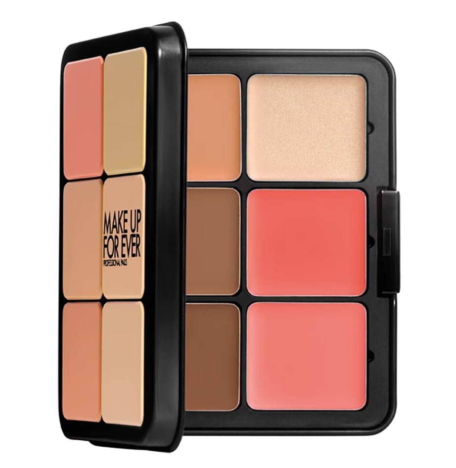 MAKE UP FOR EVER Original | HD Skin All-In-One Palette - Paleta de maquillaje todo en uno | 26,1 gramos | VEGANO | by BELLA (color HARMONY 1)