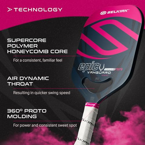 Image of Selkirk Sport Vanguard Power Air Pickleball Paddles | Epic Prestige