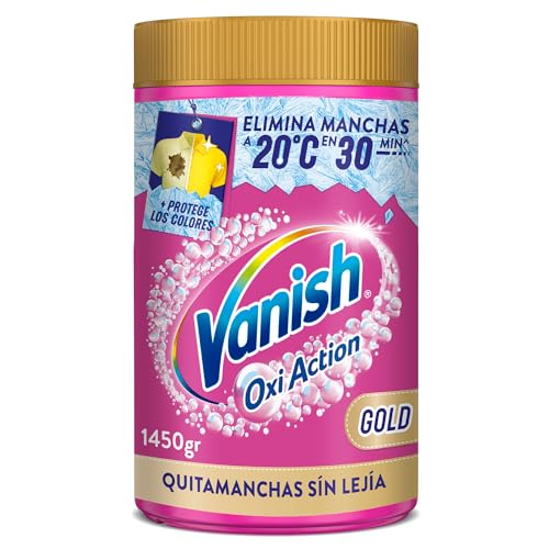 Vanish Gold Quitamanchas - nuestra mejor fórmula en Polvo, sin Lejía, 1450gr