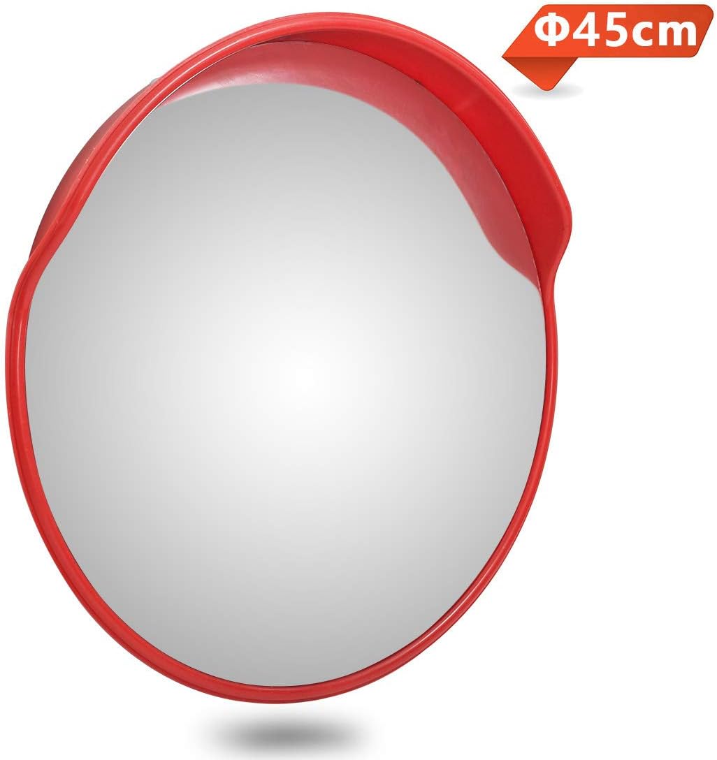 再販ご予約限定送料無料 カーブミラー 直径60cm ポリカーボネート 軽い 割れにくい 衝撃に強い 角度調整可能 事故防止 防犯対策に 目立つオレンジカラー Arkhitek Co Jp