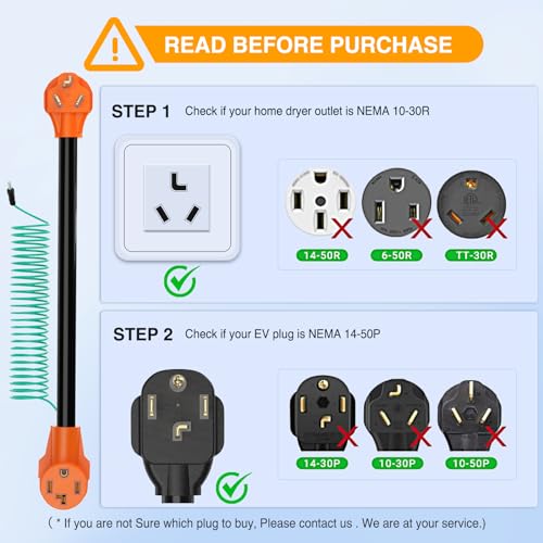 Image of Nilight Dryer Adapter Cord 30 Amp to 30 Amp 3 Prong 125V 3750 Watt Pure Copper Old Dryer Outlet to New Dryer Plug Conversion Heavy Duty 10 Gauge Wire 10-30P to 14-30R 30M /30F