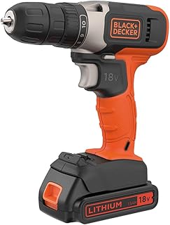 BLACK+DECKER 18 V Cordless Drill Driver with ...,