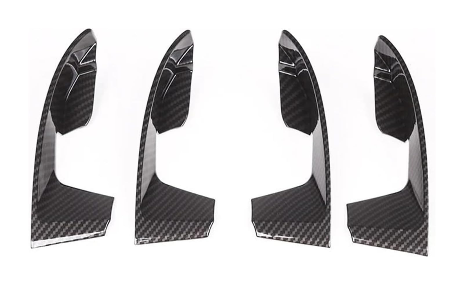 TYTYASS Inner Door Handle for Range for Rover for Sport for Vogue Car Inner Door Handle Bowl Protection Sticker ABS Carbon Texture Molding Line(Carbon Texture)