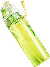 600ml Drink and Cool Mist Spray Water Bottle Green - 2724745960785