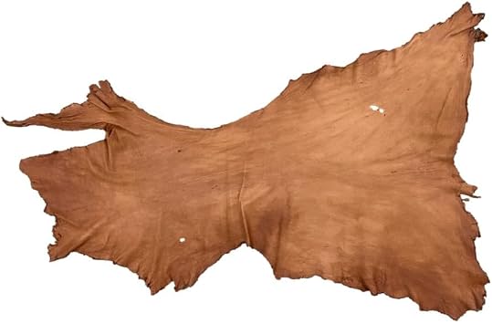 Miscellaneous Assorted Deerskin Leather Hide - 3 oz - B Grade (11-15 Square feet)
