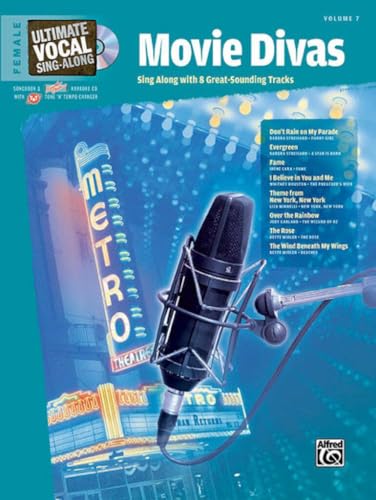 Ultimate Vocal Sing-Along Movie Divas: Female Voice, Book & Enhanced CD image 4
