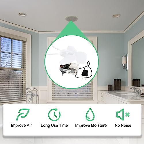 S1200A000 Exhaust Bathroom Vent Fan Electric Motor by puxyblue - Compatible with BRoan NuTone 686,M686, 687,870-Replaces SAP5957893 1200A000, 15591000, 22651000,etc-Noise Level 50 dB,3000RPM 120V