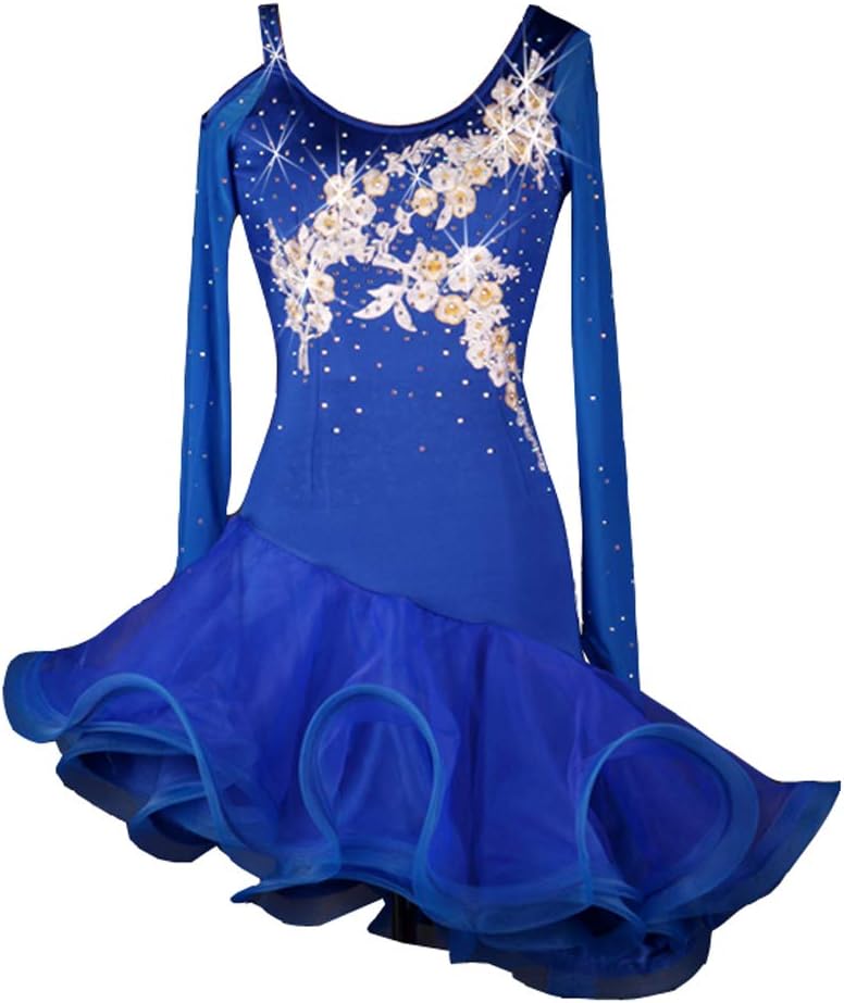 CochOn] 赤ラテンダンスプロフェッショナルフリンジ服大人女性の社交