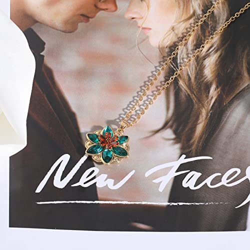 Gold Princess Necklace for Women Lost Princess Inspired Together In Paris Halloween Christmas Birthday Gift2