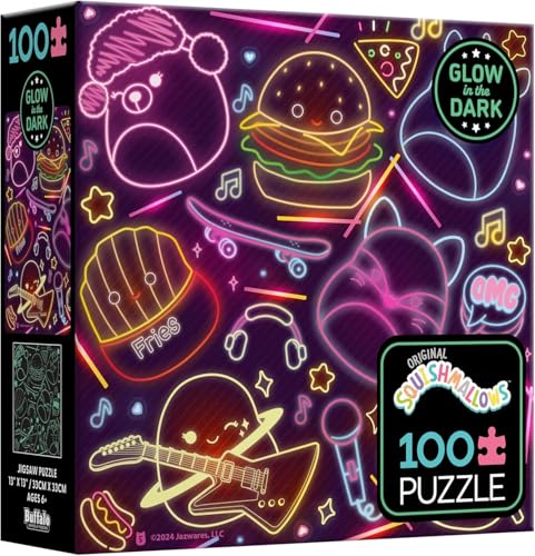 Ceaco - Puzle Neón Luminoso de 100 Piezas Glow in the Dark - Edades 6+ | Hecho en EE. UU., Arte enmarcable, Ideal para Regalo miniatura 3