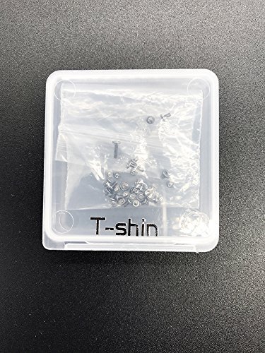 T-shin Full Set Screws Replacement Repair Parts with Bottom Pentalob Screws for ipad with Compact Protective PP Storage Box (ipad air/air 2)