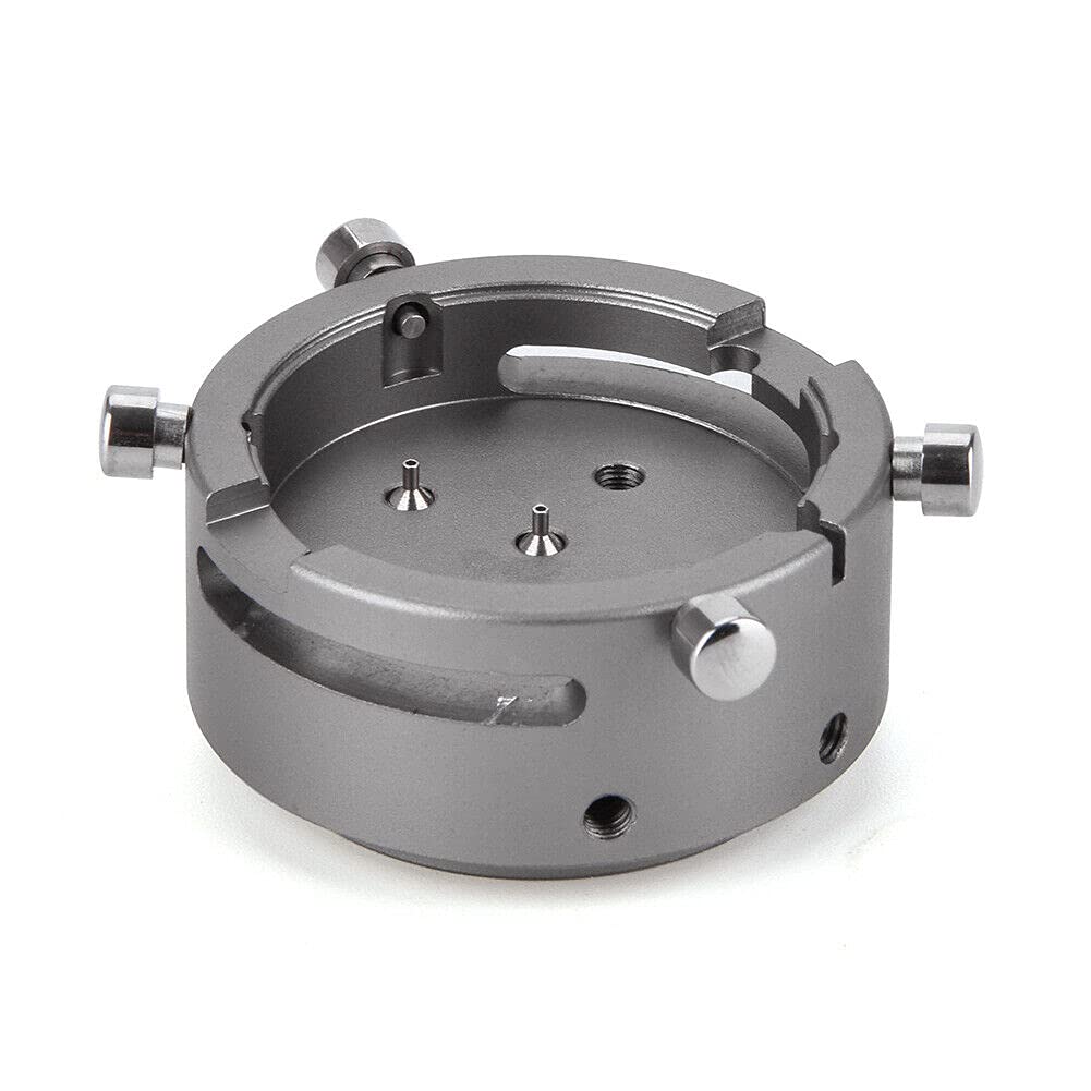 MOUDOAUER 1 x narzędzie do naprawy zegarmistrza ze stali nierdzewnej narzędzie do regulacji, uchwyt mechanizmu zegarka, trwały do ETA 7750 7751 7753 akcesoria akcesoria do zegarków akcesoria do zegarków