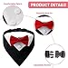 Hunde-Smoking-Fliege, formelles Hund Smoking Bandana Halsband, verstellbares Hunde-Smoking-Halsband mit Fliege f?r Hunde und Katzen