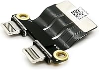 Vista 4 de DC Power Jack E/S USB-C Board Flex Cable 820-00484-02 820-01646-A Reemplazo para MacBook Pro 13" 15" A1706 A1707 (finales de 2016-mediados de 2017)