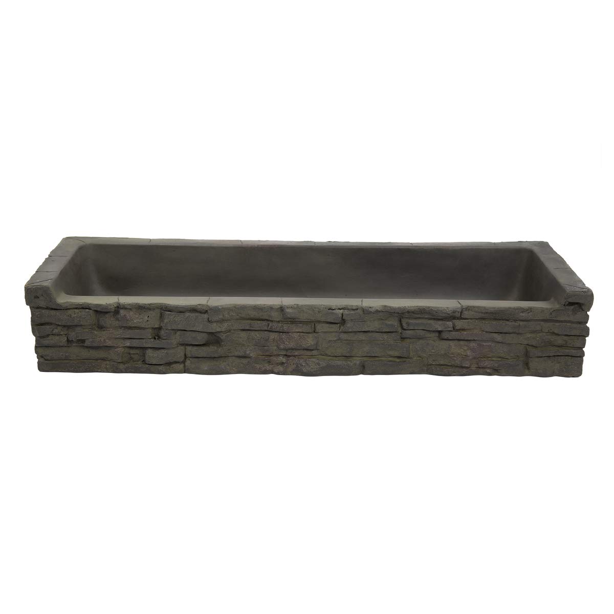 Aquascape Front-Spill Straight Stacked Slate Fountain Topper for Yard, Landscape, and Garden | 78281-image-40