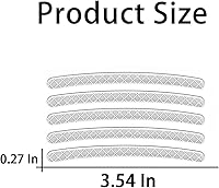 Vista 2 de 20 calcomanías reflectantes decorativas para ruedas de automóvil, cinta adhesiva de advertencia de seguridad nocturna, calcomanías para llantas