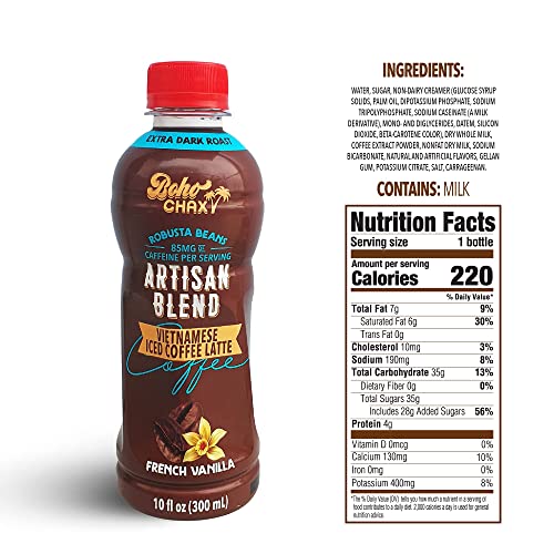 Café Sua Da Vietnamese Iced Coffee Lattes Flavor Bundle | Cold Brew Made With Strong, Bold Robusta Beans | Sustainably Sourced | 10.14 Fl Oz Bottles | Traditional, Dark Mocha, And French Vanilla #TOP7