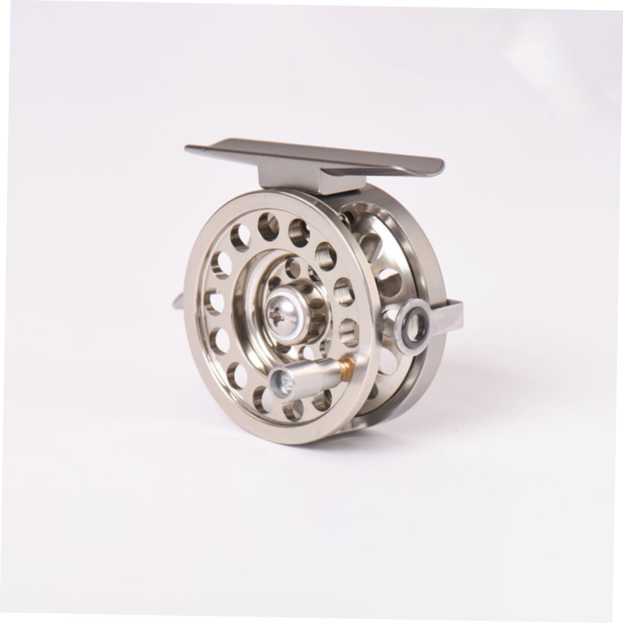 SUPVOX Speedy 1:1 Fishing Reel 0.20mm/100M Capacity Aluminum Alloy Right Hand Release for Ice and Fly Fishing Gear