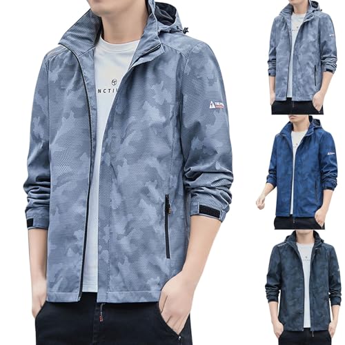 Chaqueta cortavientos para hombre softshell transpirable cómoda 2