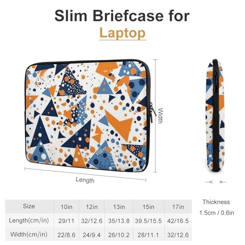 Funda para Laptop 10 pulgadas con Triángulos de Colores miniatura 2