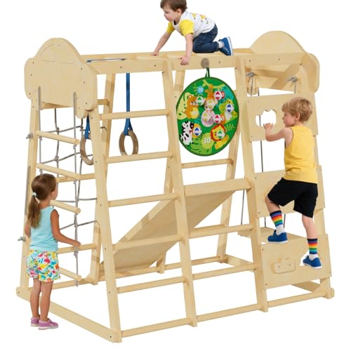 9-in-1 Indoor Jungle Gym,Kids Indoor Playground,Inside...
