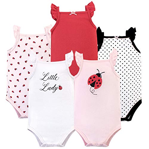 Image of Hudson Baby Unisex Baby Cotton Sleeveless Bodysuits