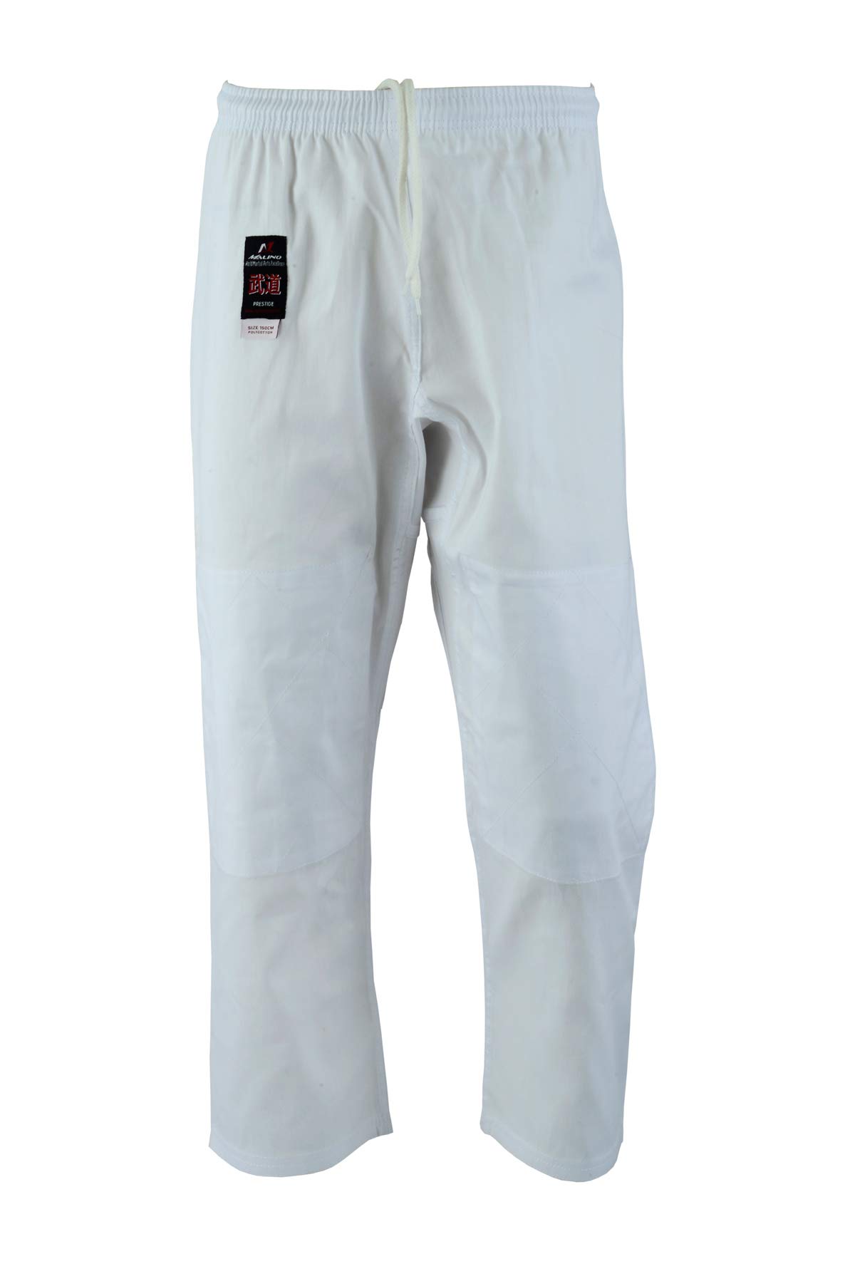 Malino Traje de Judo Gi para niños Uniforme de Poli-algodón 350Gsm Color Blanco tamaño 2/150
