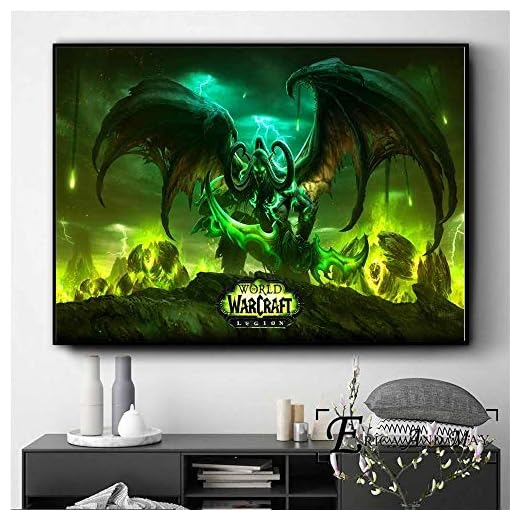 1000 Piece Jigsaw Puzzle for Adults, Gargoyle monster wow game Jigsaw Puzzle Game, Jigsaw Puzzles for Adults Kids Home Décor,Ideal for Relaxation, Meditation, Hobby， 50x75cm