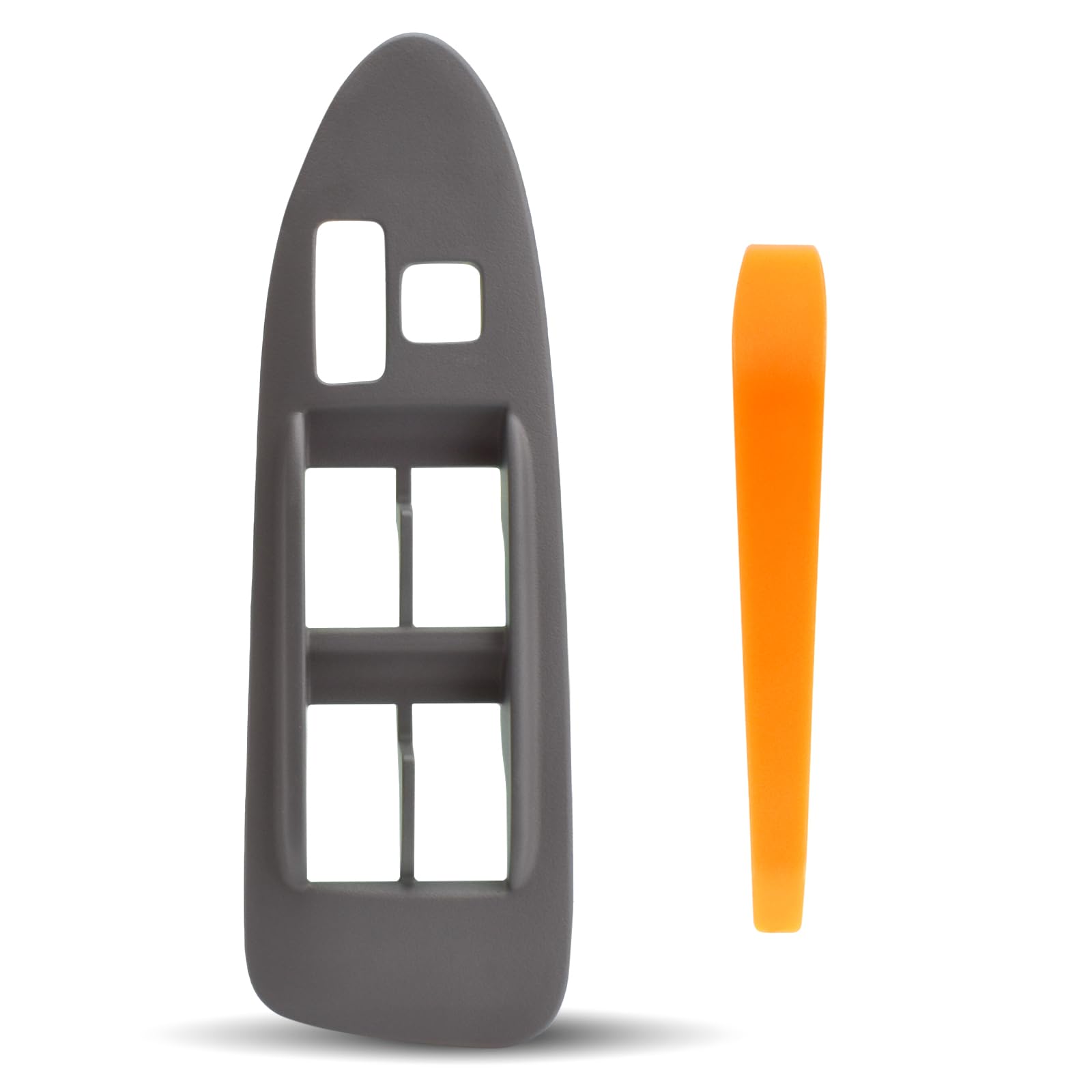 Master Power Window Switch Bezel Trim Fits for 1997-2001 Toyota Camry CE LE XLE 74232-AA030-G0 74232AA030G0 (Gray)