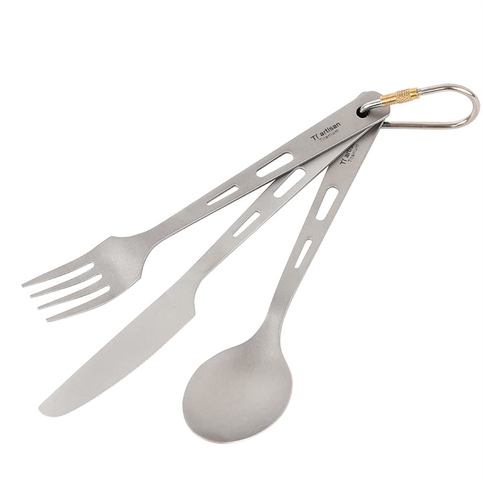 Titanium Utility Bestekset Extra Sterk Ultra Lichtgewicht (Ti), 3/4/5