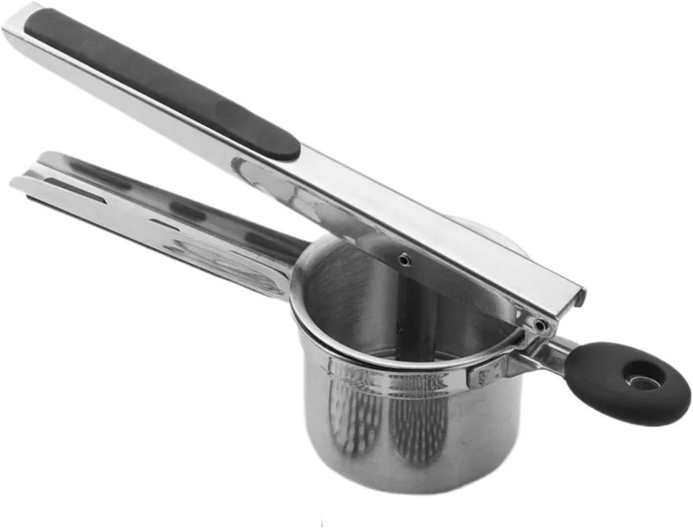 Heavy Duty Stainless Steel Potato Masher and Ricer – Press and Mash Kitchen Tool