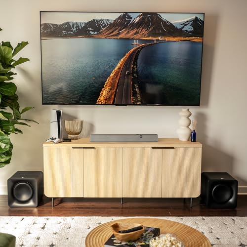 Klipsch Flexus CORE 100 2.1 Channel Powered by Onkyo Bluetooth Sound Bar with Dolby Atmos and Custom Tuned Bass - Walnut, 28" W - image 6
