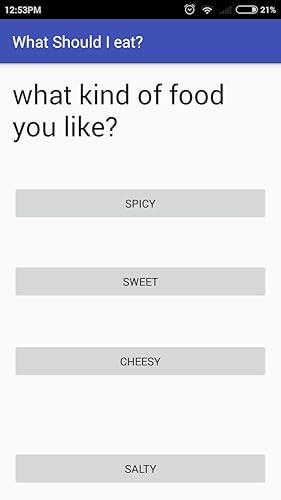 What Should I eat?