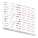 HAUTMEC Hacksaw Replacement Blades BI-METAL (10 Pack) High Speed Steel Grounded Teeth 24 TPI x 12" Length 0.025" Thick x 1/2" Width HT0017-CT
