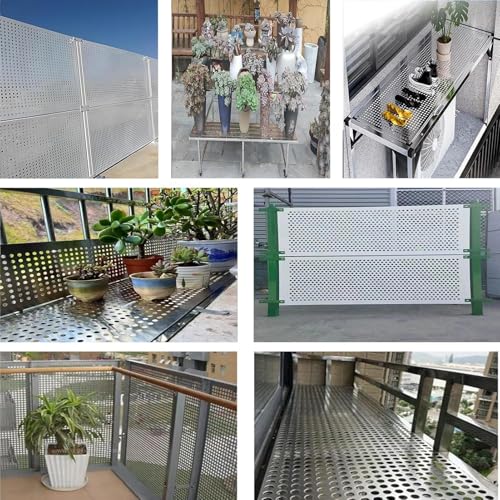 Tôle perforée ronde acier inox anti-rouille pour ventilation - 5