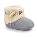 ZUMUii Butterme Inverno Caldo Baby Peluche Stivali di Neve Sole Soft Antiscivolo Prewalker Crib Scarpe per Neonato Ragazzi Infant Ragazze