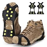 PBWZF Spikes für Schuhe Winter, Schuhspikes Schnee Anti Rutsch, Schuhkrallen Spikes Schuhe mit 11...