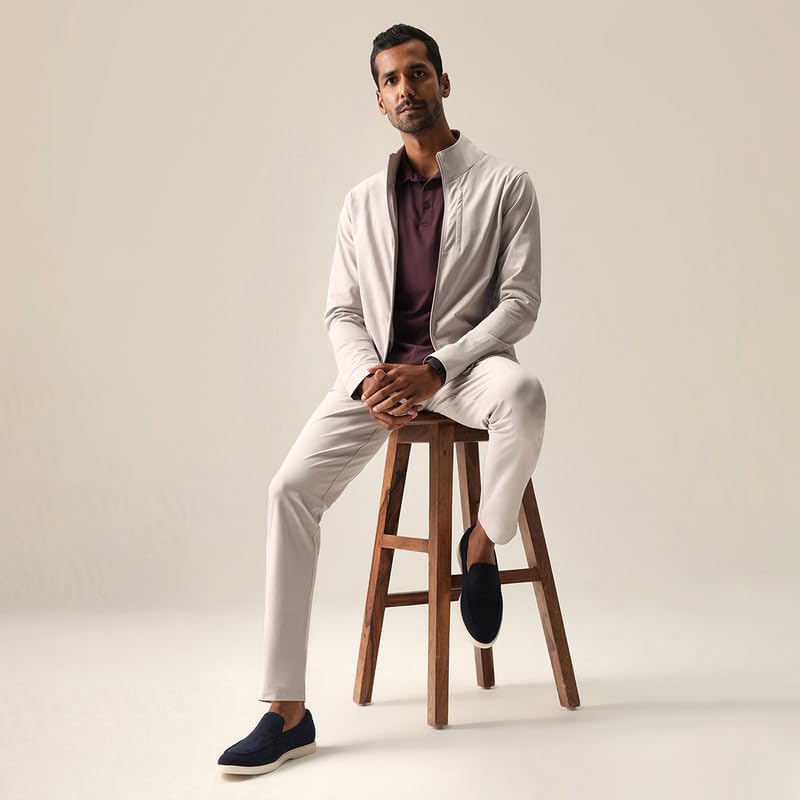 Image of BlissClub The Legendary Pants for Men Casual Office Trousers AeroFlex Stretch Fabric 7 Functional Pockets for Men up to 5'8 inch to 5'10 inch