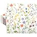 100 Pcs Wildflower Party Napkins Spring Floral Disposable Paper Napkins 2 Ply 6.5 Inch Flower Hand Towel for Decoupage Parties Picnic Wedding Birthday Baby Shower Decorations