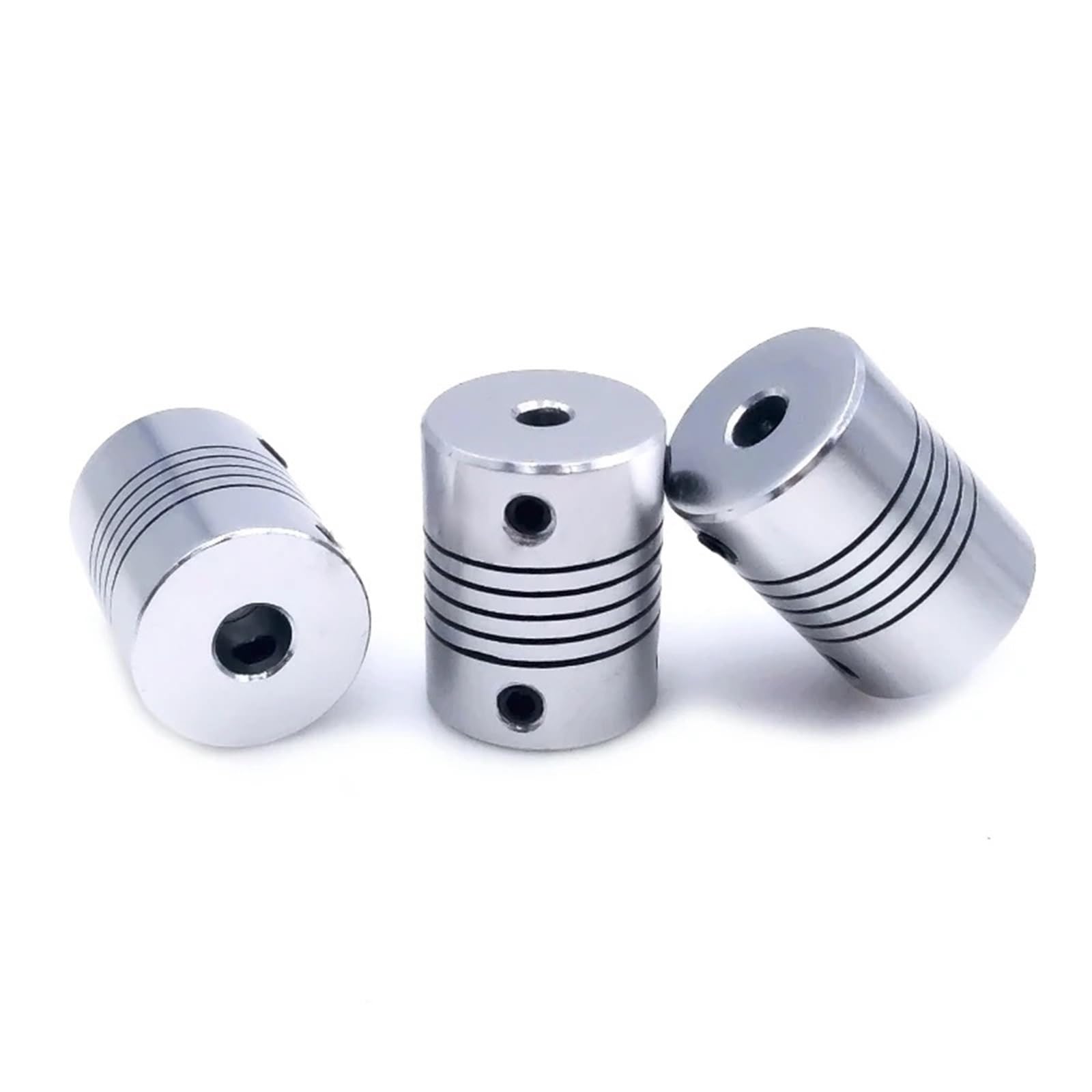 Aluminium-Pflaume Flexibel, D19 L25 Aluminium-Klauenkupplung for Graviermaschinen-CNC-Schrittmotoren, verschiedene Größen(3mm X 3mm)