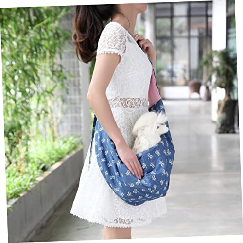 Bolso de la para el perrito POPETPOP azul para mantenerlo siempre junto a ti 7