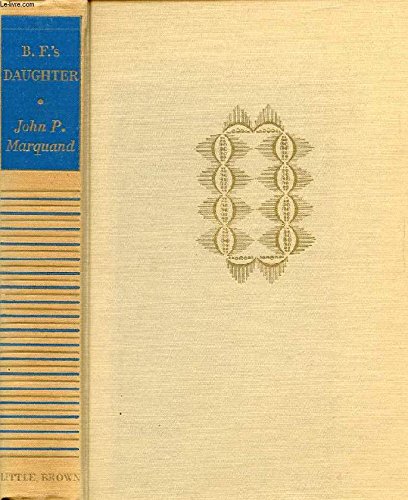 B.F.'s daughter, B000O14SMQ Book Cover